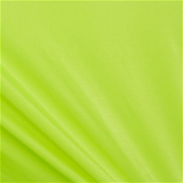 Neon Yellow Shiny Tricot Bolt Fabric