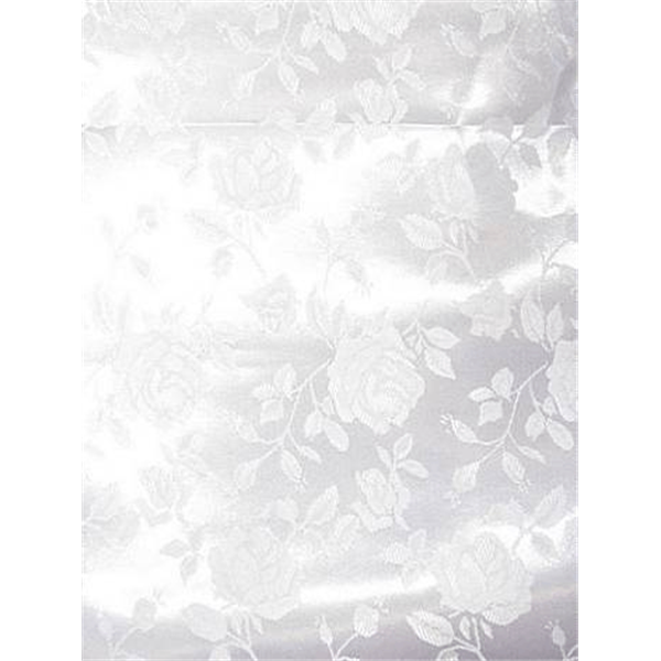 15 YD Bolt-White Jacquard Fabric