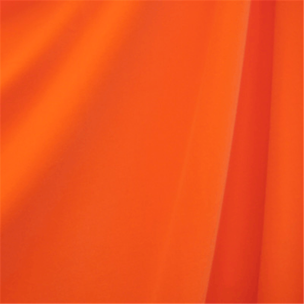 Neon Orange Stretch Velvet Bolt Fabric