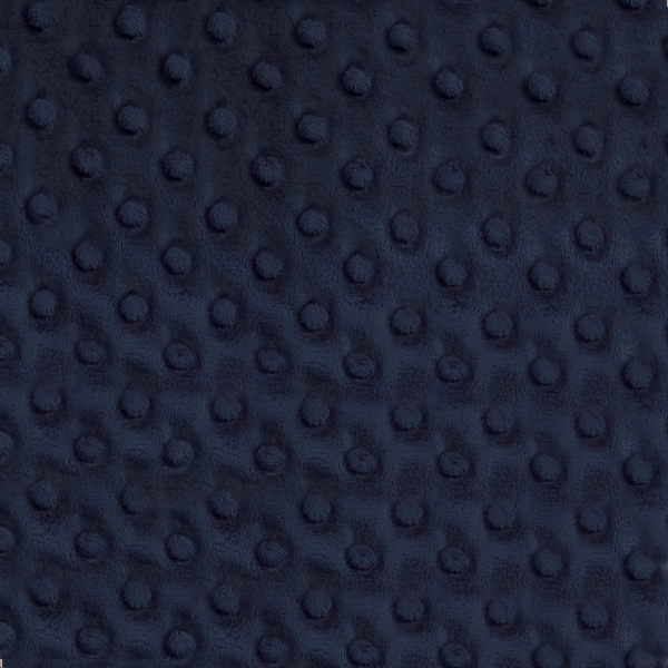 12 YD Bolt-Navy Minky Dot Fabric