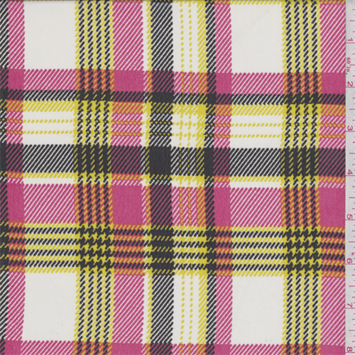 Plaid deals chiffon fabric