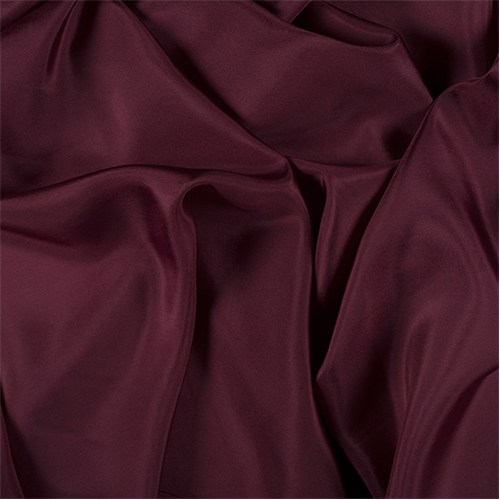 3 YD PC-Runway Silks Burgundy Silk Crepe de Chine Fabric - Reorderable