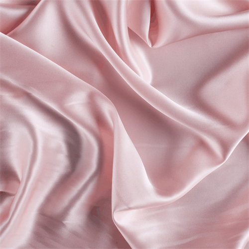 Light Pink Stretch Silk Charmeuse Fabric for Fashion 