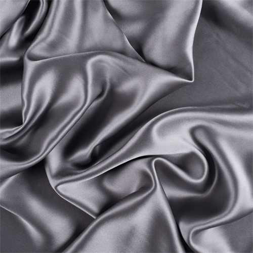 4 YD PC-Runway Silks Silver Gray Stretch Silk Charmeuse Fabric - Reorderable