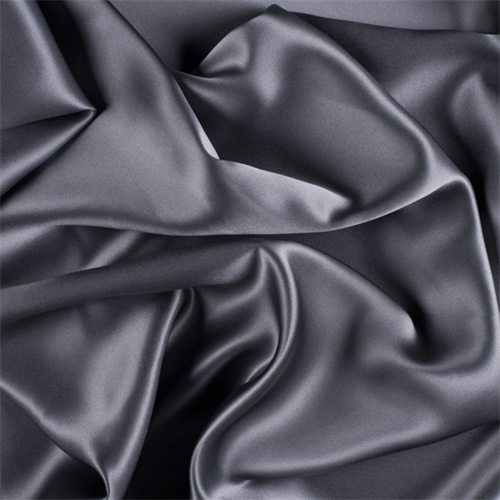 2 YD PC-Runway Silks Gray Stretch Silk Charmeuse Fabric - Reorderable