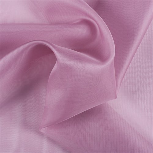 5 1/2 YD PC-Runway Silks Rose Silk Organza Fabric - Reorderable