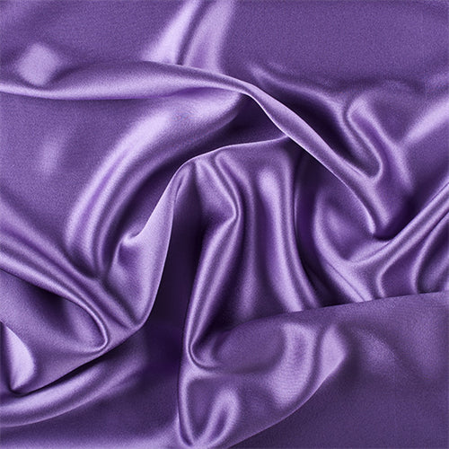 6 YD PC-Runway Silks Violet Silk Crepe Back Satin Fabric - Reorderable