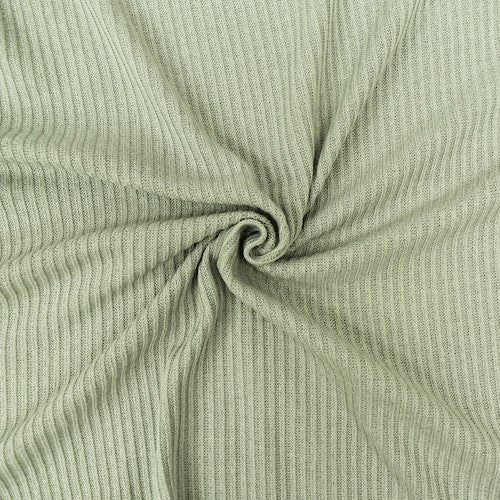 Lime Green Ribbed Knit Fabric Texture Picture