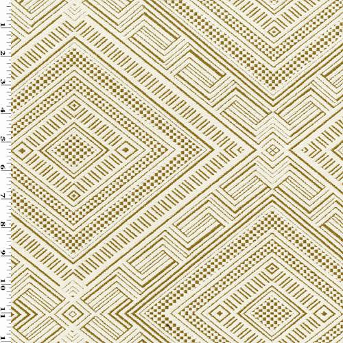  Lunarable Mustard Fabric by The Yard, Modern Ikat Motif with  Effects and Wavy Symmetric Lines Abstract, Decorative Satin Fabric for Home  Textiles and Crafts, 2 Yards, White Marigold : Arts, Crafts