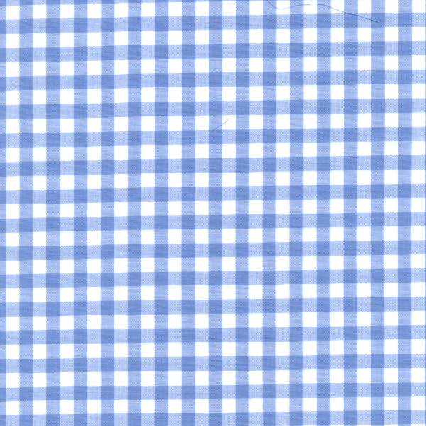 Blue 1/4 Inch Gingham Fabric - Reorderable