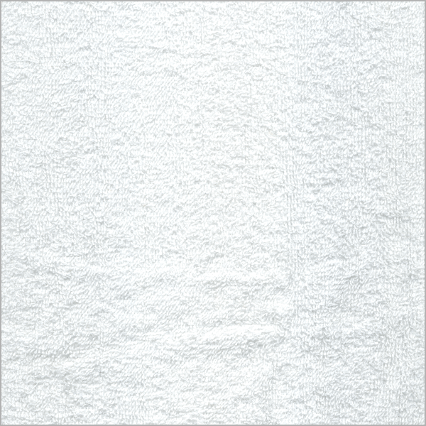 White Terry Velour Fabric - Reorderable