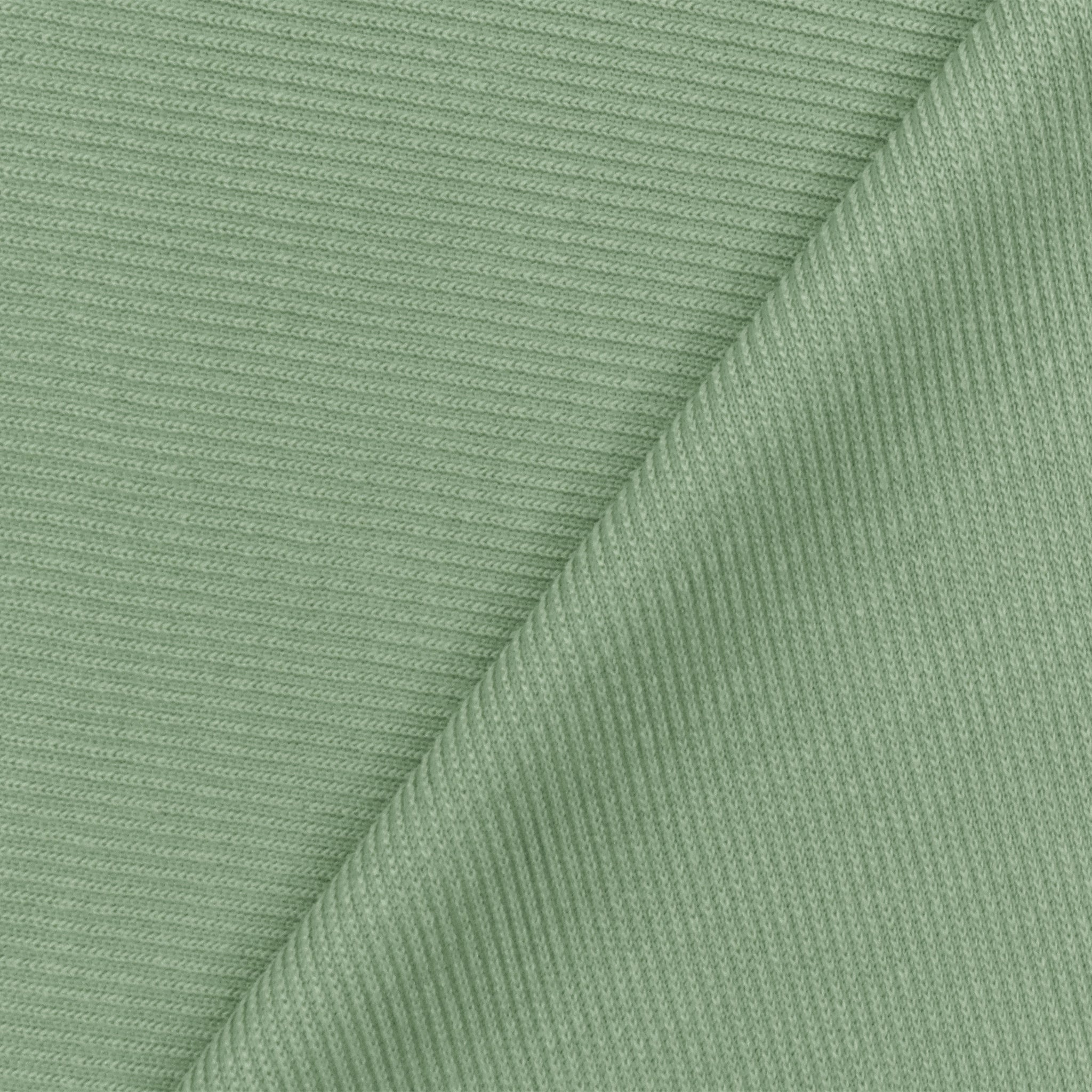 Fine Rib Jersey Knit Fabric, per Metre Plain Sea Green -  Canada