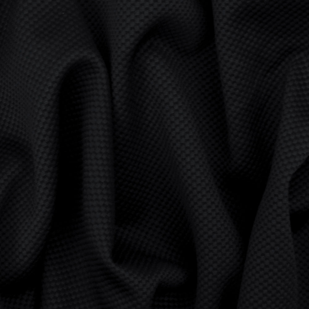 Black cotton fabric texture as background