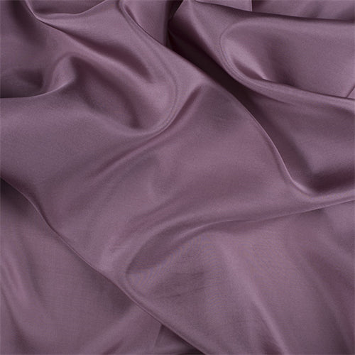 Runway Silks Mauve Silk Habotai Fabric - Reorderable