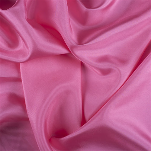 Runway Silks Hot Pink Silk Habotai Fabric - Reorderable