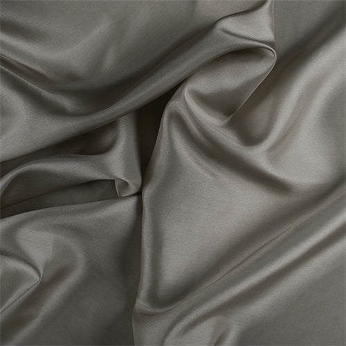 Runway Silks Light Taupe Silk Habotai Fabric - Reorderable