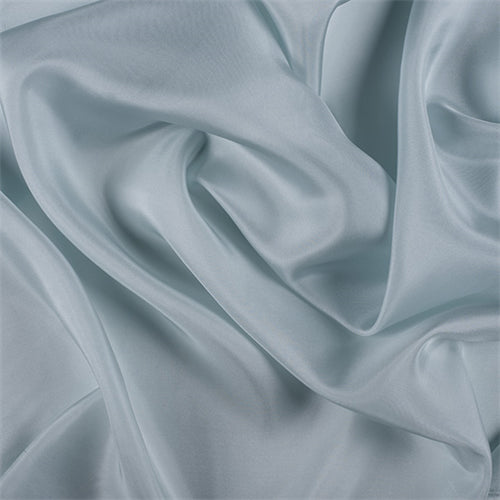 Runway Silks Pale Blue Silk Habotai Fabric - Reorderable