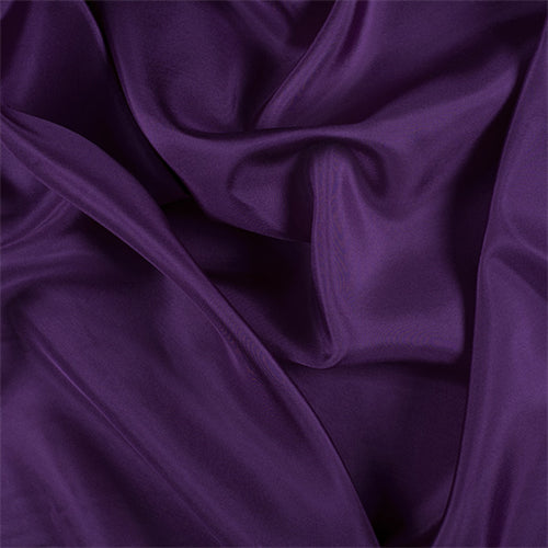 Runway Silks Grape Silk Habotai Fabric - Reorderable