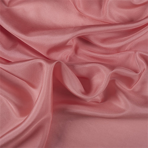 Runway Silks Coral Orange Silk Habotai Fabric - Reorderable