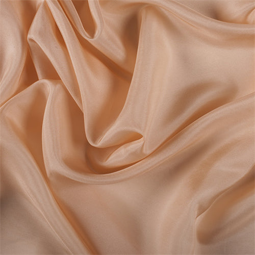 Runway Silks Peach Silk Habotai Fabric - Reorderable