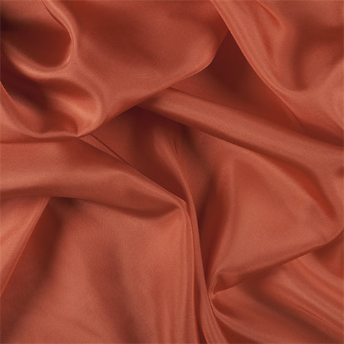 Runway Silks Orange Silk Habotai Fabric - Reorderable