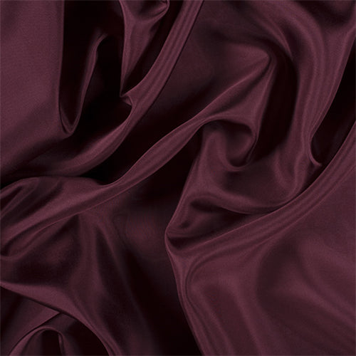 Runway Silks Wine Silk Habotai Fabric - Reorderable