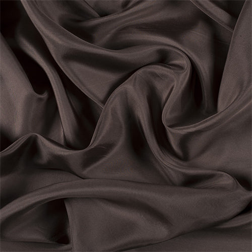 Runway Silks Latte Silk Habotai Fabric - Reorderable