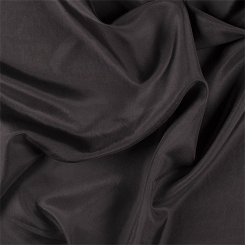 Runway Silks Espresso Silk Habotai Fabric - Reorderable