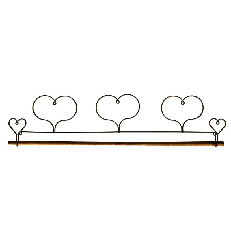 22in Triple Heart Fabric Holder