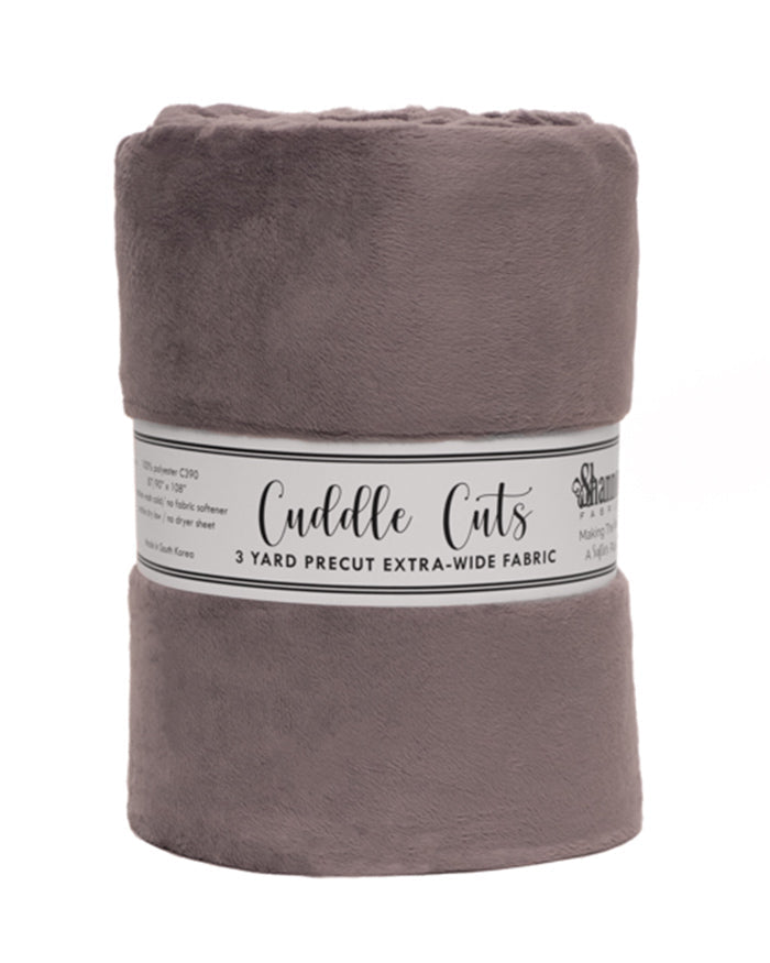 3 Yard Cuddle 110" Cut - Charcoal