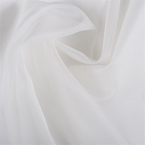 Runway Silks Ivory Silk Organza Fabric - Reorderable