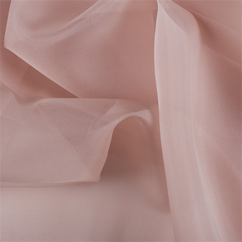 Runway Silks Nude Silk Organza Fabric - Reorderable