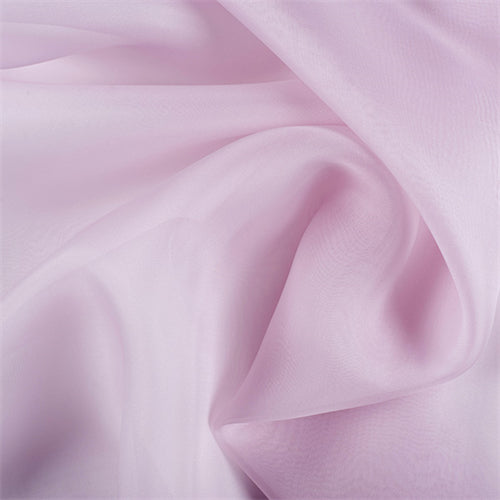 Runway Silks Light Orchid Silk Organza Fabric - Reorderable