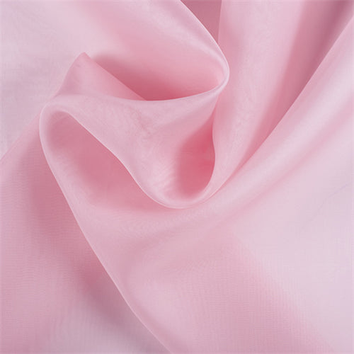 Runway Silks Bubble Gum Silk Organza Fabric - Reorderable