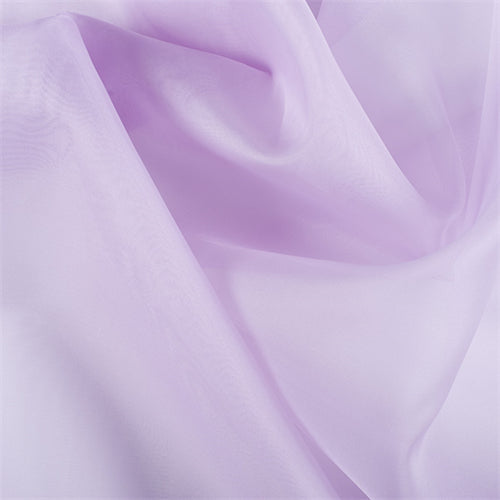 Runway Silks Lilac Silk Organza Fabric - Reorderable