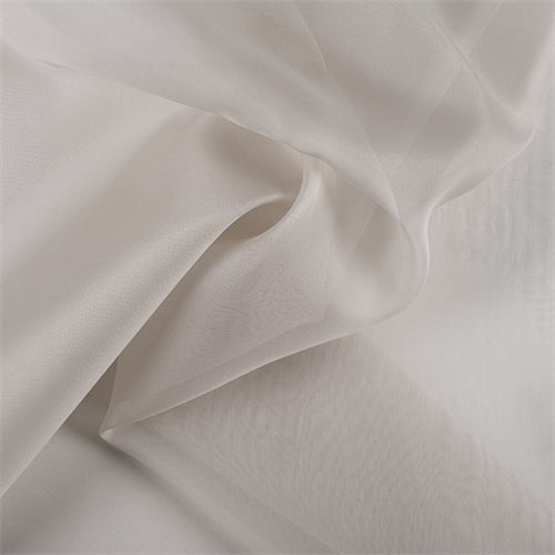 Runway Silks Light Taupe Silk Organza Fabric - Reorderable