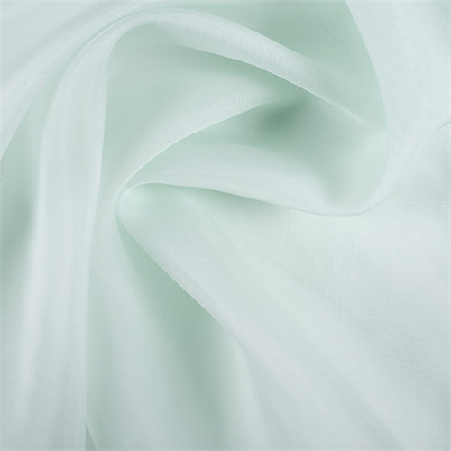 Runway Silks Pale Mint Silk Organza Fabric - Reorderable