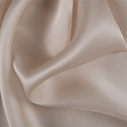 Runway Silks Pale Peach Silk Satin Organza Fabric - Reorderable