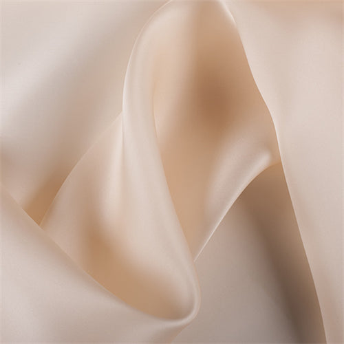 3 3/4 YD PC-Runway Silks Champagne Silk Satin Organza Fabric - Reorderable