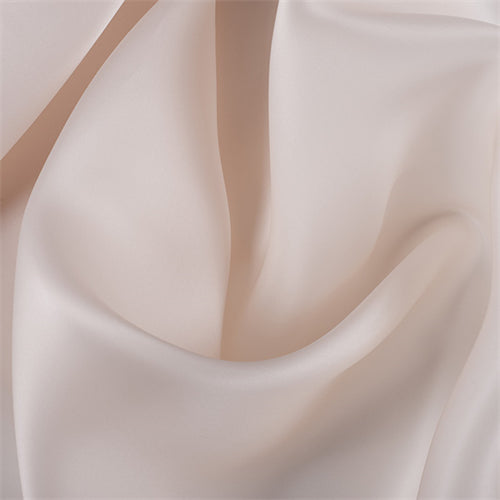 Runway Silks Vanilla Silk Satin Organza Fabric - Reorderable