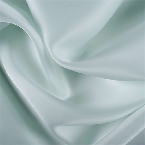 Runway Silks Pale Mint Silk Satin Organza Fabric - Reorderable