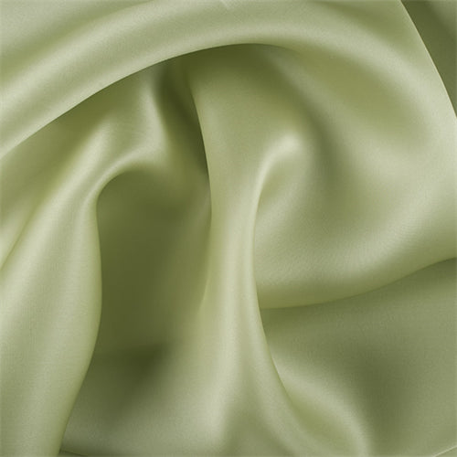 Runway Silks Celery Silk Satin Organza Fabric - Reorderable