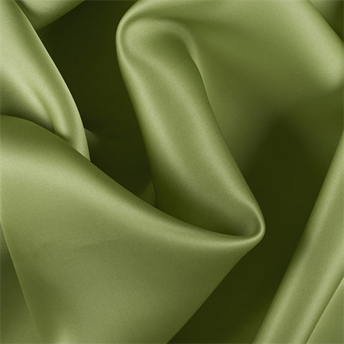 Runway Silks Apple Green Silk Satin Organza Fabric - Reorderable