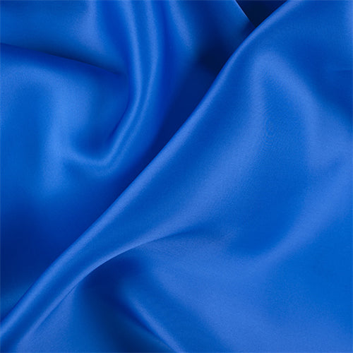 Runway Silks Sapphire Silk Satin Organza Fabric - Reorderable