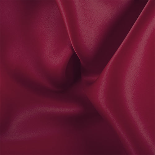 Runway Silks Dark Red Silk Satin Organza Fabric - Reorderable