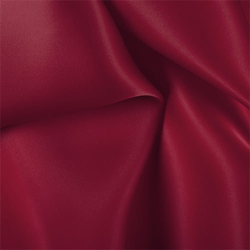 Runway Silks Red Silk Satin Organza Fabric - Reorderable