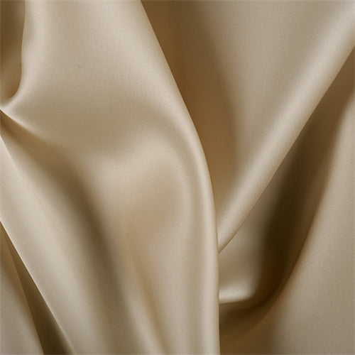 Runway Silks Antique Gold Silk Satin Organza Fabric - Reorderable