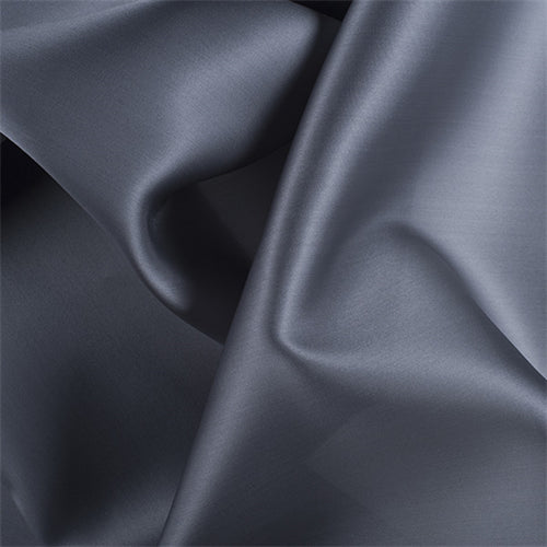 Runway Silks Gray Silk Satin Organza Fabric - Reorderable