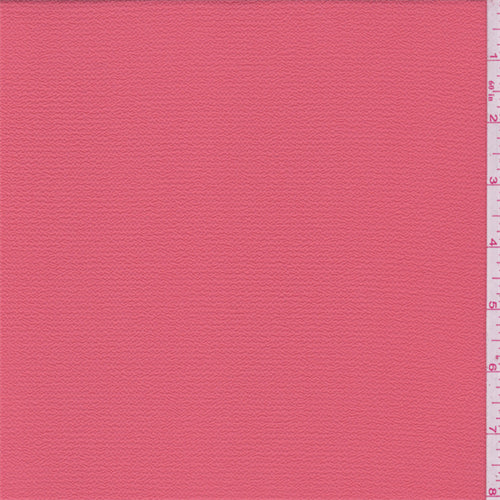 2 1/2 YD PC-Salmon Pink Pebble Georgette Fabric