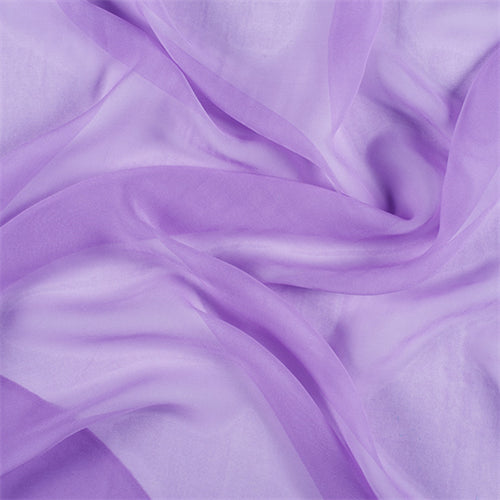Runway Silks Lavender Silk Chiffon Fabric - Reorderable